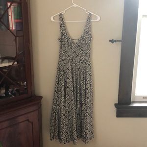 Effie’s Heart black & white fit/flare dress SMALL
